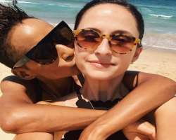 She is of British & Jamaican descent and openly bisexual and as of 2020, she is dating actress Kate Holderness.